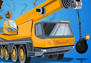 Demolition Crane Parking